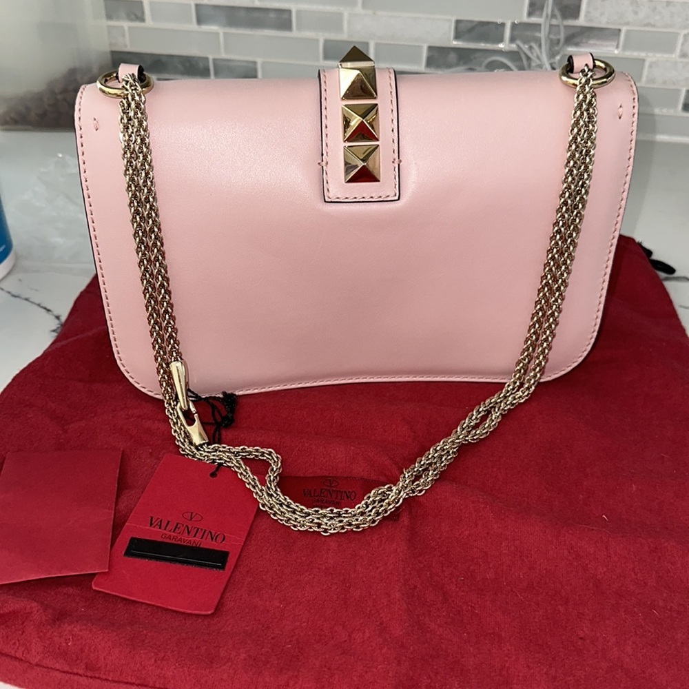 Valentino Rockstud Medium Leather Shoulder bag - Picture 4 of 14